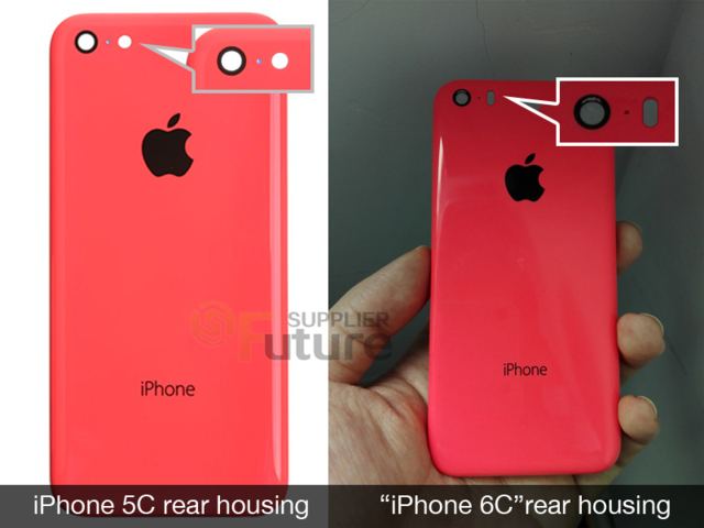 iPhone 6c機(jī)身后蓋曝光 外形近似iPhone 5c