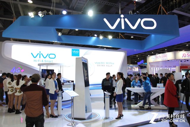 vivo參展移動大會 玫瑰金X6Plus首次亮相