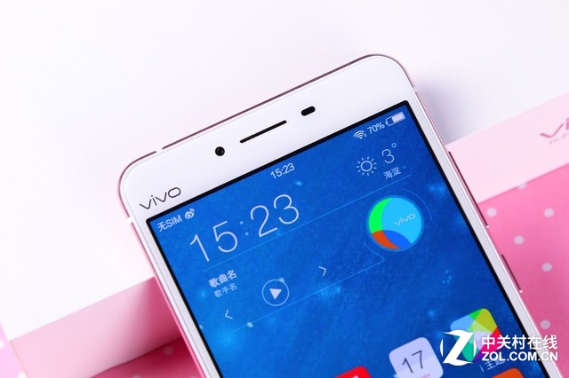 粉嫩迷人 玫瑰金版vivo X6Plus真機(jī)圖賞