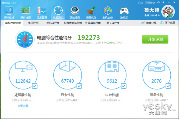 跑出近二十萬分?jǐn)?shù) 戰(zhàn)神Z7M-i7D1綜合評(píng)測