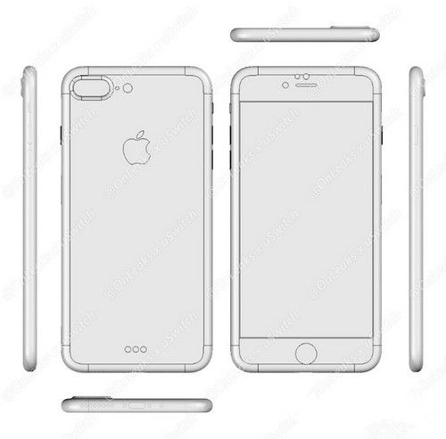 iPhone 7設(shè)計(jì)圖完全曝光 耳機(jī)接口與白條確認(rèn)消失