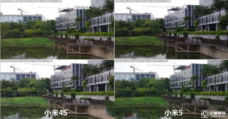 小米5/小米Max/紅米Note3全網通版/小米4s拍照對比評測