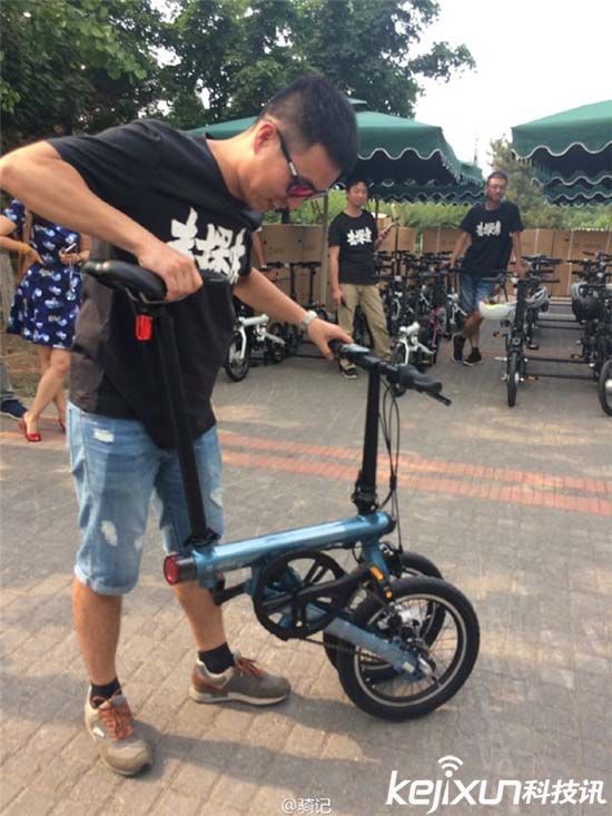 小米智能自行車實拍 小米自行車到底有多大？