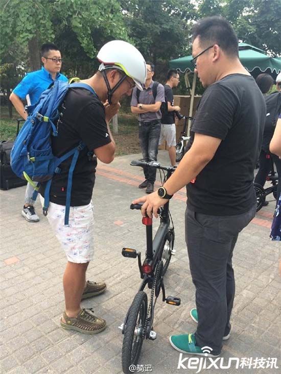 小米智能自行車實拍 小米自行車到底有多大？
