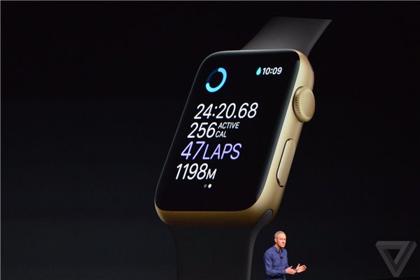 蘋(píng)果Apple Watch Series 2發(fā)布：支持防水