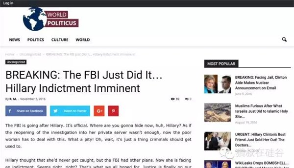 國外自媒體標題黨：編造美國大選謠言騙流量掙廣告費