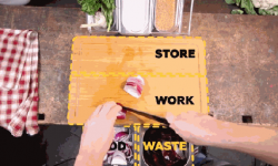 Frankfurter Brett砧板設(shè)計太神奇：切菜不再弄得哪兒都是