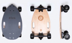 Elos長(zhǎng)滑板看起來(lái)比背包還小 還挺萌