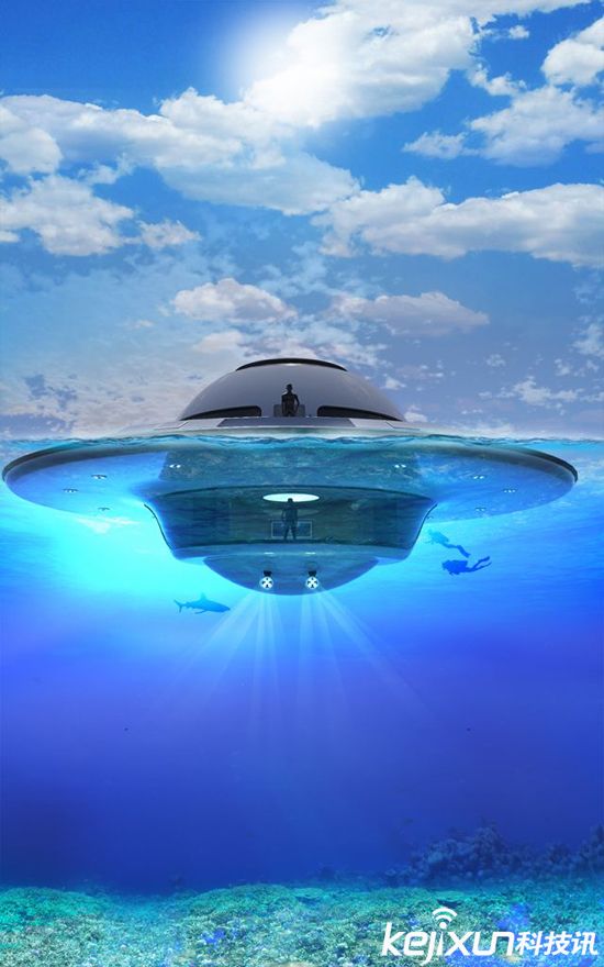 U.F.O 2.0豪華游艇 外形設(shè)計(jì)酷似UFO