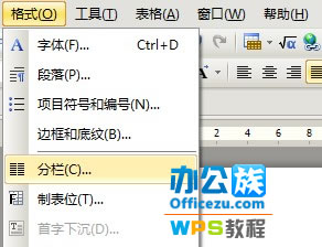 WPS文檔分欄設(shè)置，讓排版更完美