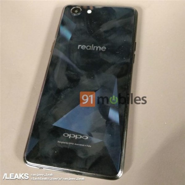 網(wǎng)傳Realme 1真機(jī)