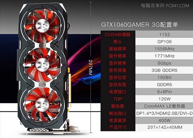 GTX1060 6G 5G 3G怎么選 GTX1060 6G/5G/3G的區別