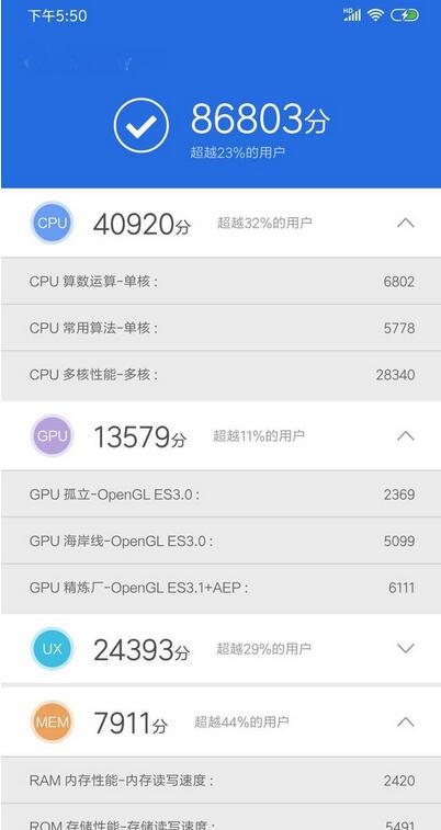 榮耀暢玩8A跑分多少？