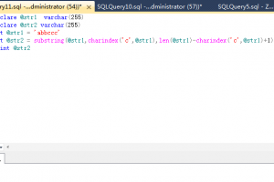 SQL Server數(shù)據(jù)庫中Substring函數(shù)的用法實(shí)例詳解