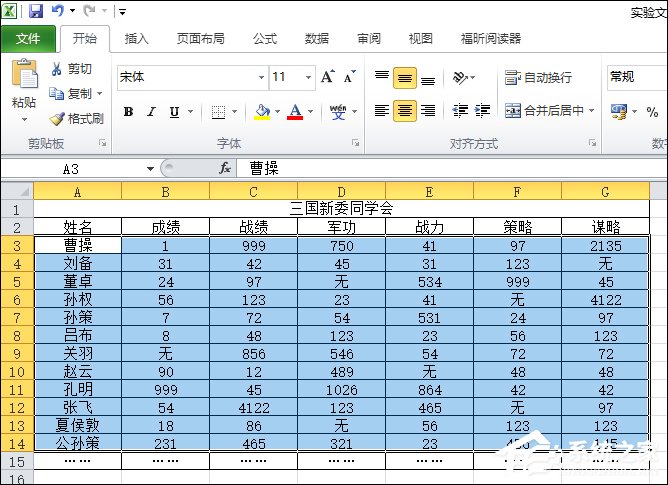 Excel表格如何隔行填充顏色？Excel表格底色隔行填充方法教程